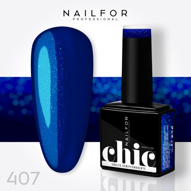 Semipermanente smalto colore per unghie: CHIC SMALTO SEMIPERMANENTE - 407 Nailfor 7,99 €