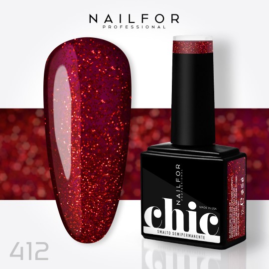 Esmalte de uñas semipermanente color: Chic ESMALTE DE UÑAS SEMIPERMANENTE - 412 Nailfor 7,99 €