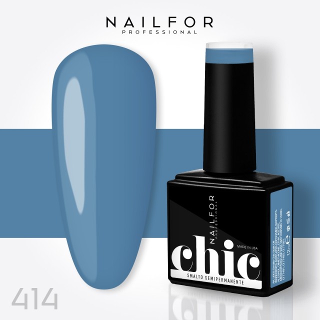 Semipermanente smalto colore per unghie: CHIC SMALTO SEMIPERMANENTE - 414 Nailfor 7,99 €