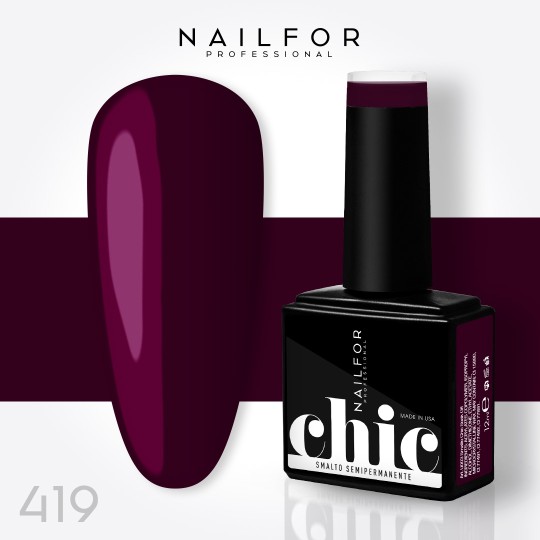 Semi-permanent nail polish color: Chic SEMI-PERMANENT NAIL POLISH - 419 Nailfor €7.99
