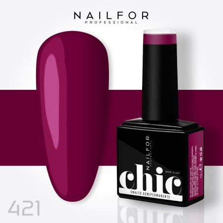 Vernis à ongles semi-permanent couleur : Chic SEMI-PERMANENT NAIL POLISH - 421 Nailfor 7,99 €
