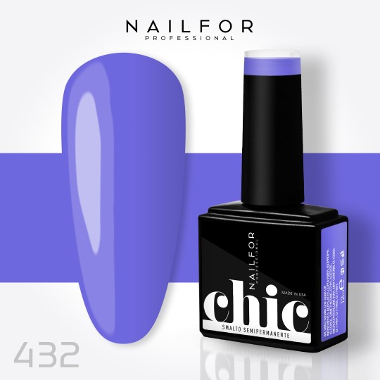 Semipermanente smalto colore per unghie: CHIC SMALTO SEMIPERMANENTE - 432 Nailfor 7,99 €