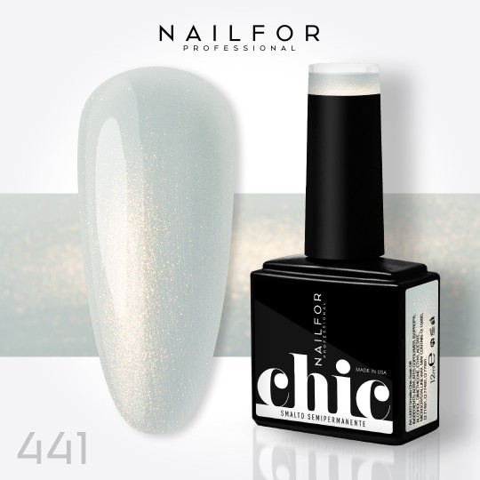 Esmalte de uñas semipermanente color: Chic ESMALTE DE UÑAS SEMIPERMANENTE - 441 Nailfor Efecto Sirena por 7,99 €