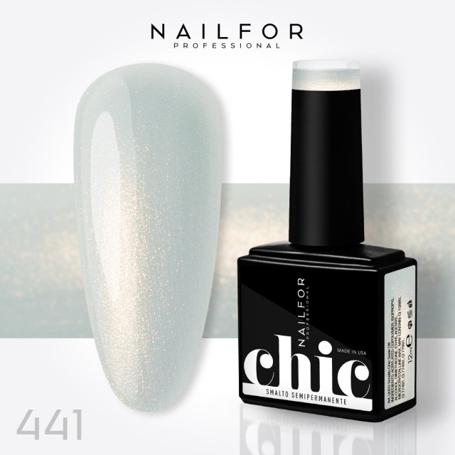 Semipermanente smalto colore per unghie: CHIC SMALTO SEMIPERMANENTE - 441 Effetto Sirena Nailfor 7,99 €