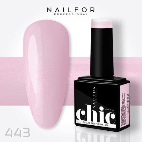 Esmalte de uñas semipermanente color: Chic ESMALTE DE UÑAS SEMIPERMANENTE - 443 Nailfor Efecto Perla por 7,99 €