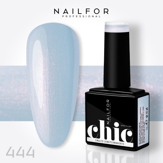 Semi-permanent nail polish color: Chic SEMI-PERMANENT NAIL POLISH - 444 Pearl Effect Nailfor €7.99