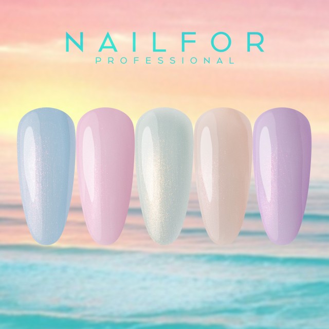 Semipermanente smalto colore per unghie: CHIC SMALTO SEMIPERMANENTE - 444 Effetto Perlato Nailfor 7,99 €