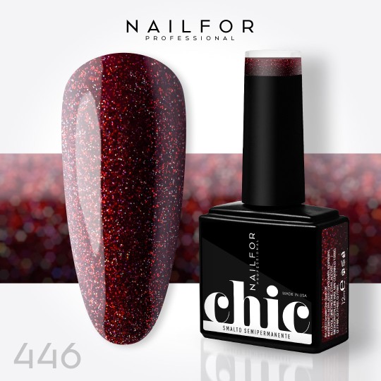 Vernis à ongles semi-permanent couleur : Chic SEMI-PERMANENT NAIL POLISH - 446 Nailfor 7,99 €