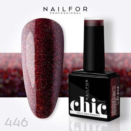 Vernis à ongles semi-permanent couleur : Chic SEMI-PERMANENT NAIL POLISH - 446 Nailfor 7,99 €