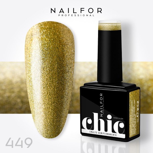 Vernis à ongles semi-permanent couleur : Chic SEMI-PERMANENT NAIL POLISH - 449 Nailfor €7.99