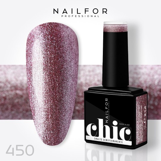 Vernis à ongles semi-permanent couleur : Chic SEMI-PERMANENT NAIL POLISH - 450 Nailfor €7.99