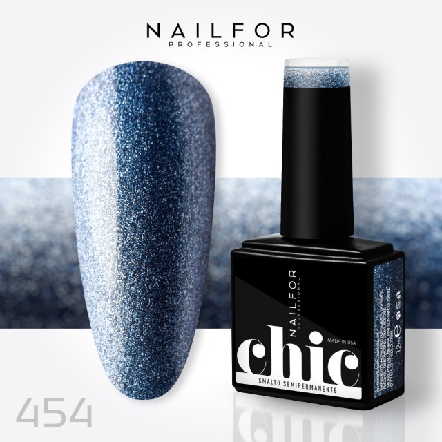 Semipermanente smalto colore per unghie: CHIC SMALTO SEMIPERMANENTE - 454 Nailfor 7,99 €