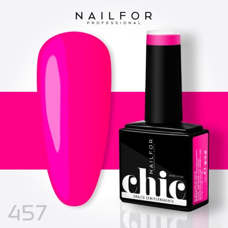 Esmalte de uñas semipermanente color: Chic ESMALTE DE UÑAS SEMIPERMANENTE - 457 Fluo Nailfor por 7,99 €