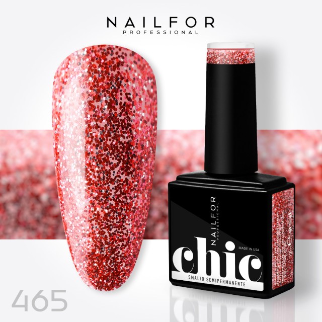 Semipermanente smalto colore per unghie: CHIC SMALTO SEMIPERMANENTE - 465 Nailfor 7,99 €
