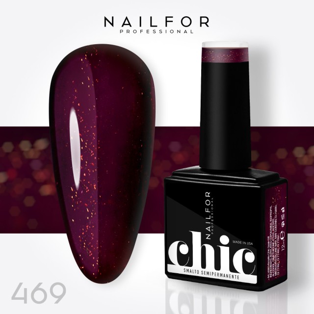 Semipermanente smalto colore per unghie: CHIC SMALTO SEMIPERMANENTE - 469 Nailfor 7,99 €