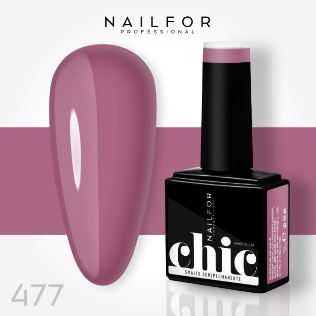 Esmalte de uñas semipermanente color: Chic ESMALTE DE UÑAS SEMIPERMANENTE - 477 Nailfor 7,99 €