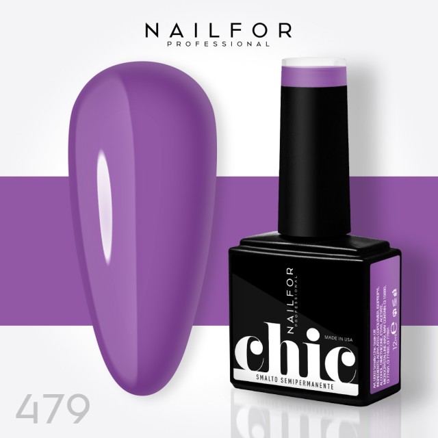 Semipermanente smalto colore per unghie: CHIC SMALTO SEMIPERMANENTE - 479 Nailfor 7,99 €