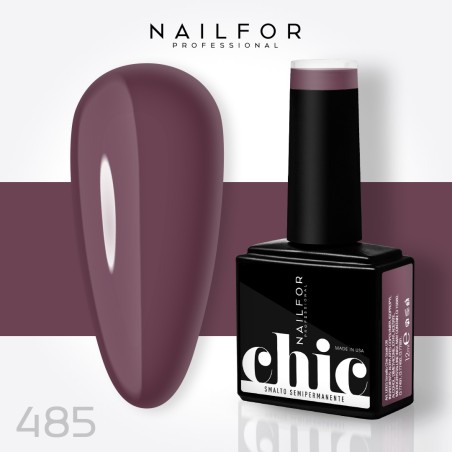 Semi-permanent nail polish color: Chic SEMI-PERMANENT NAIL POLISH - 485 Nailfor €7.99