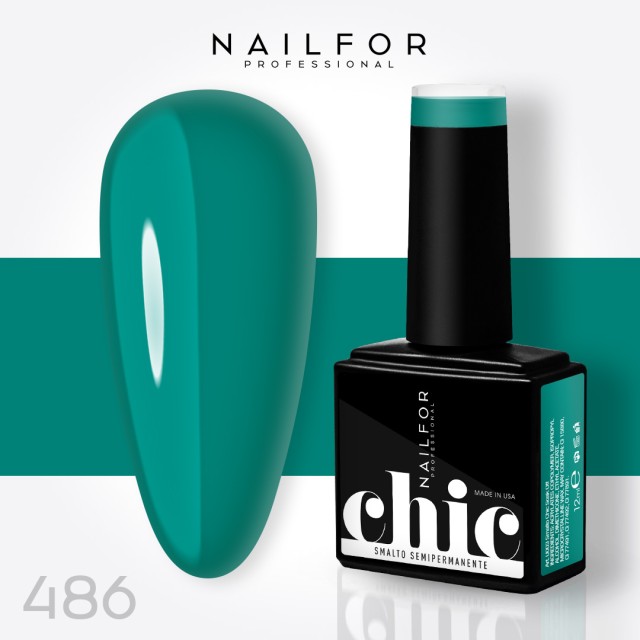 Semipermanente smalto colore per unghie: CHIC SMALTO SEMIPERMANENTE - 486 Nailfor 7,99 €