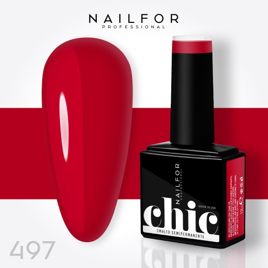 Vernis à ongles semi-permanent couleur : Chic SEMI-PERMANENT NAIL POLISH - 497 Nailfor 7,99 €