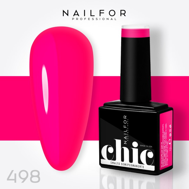 CHIC SEMI-PERMANENT NAIL POLISH - 498 Fluo