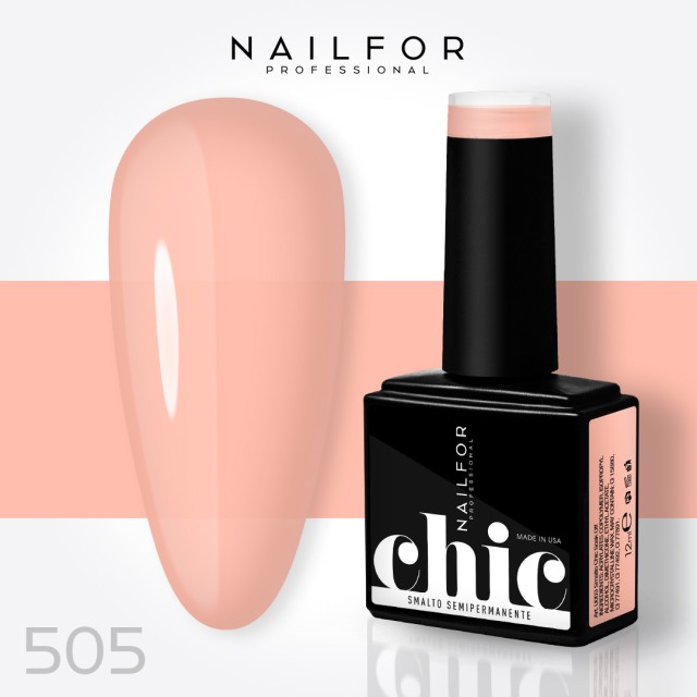 Semipermanente smalto colore per unghie: CHIC SMALTO SEMIPERMANENTE - 505 lattiginoso Nailfor 7,99 €