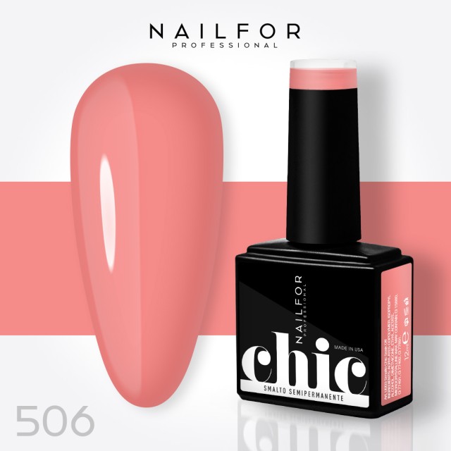 Semipermanente smalto colore per unghie: CHIC SMALTO SEMIPERMANENTE - 506 lattiginoso Nailfor 7,99 €