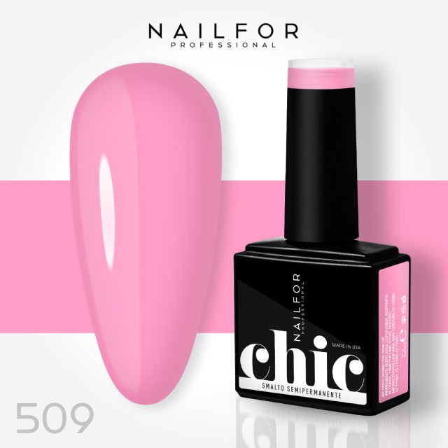 Semipermanente smalto colore per unghie: CHIC SMALTO SEMIPERMANENTE - 509 Nailfor 7,99 €