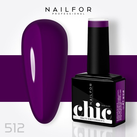 Esmalte de uñas semipermanente color: Chic ESMALTE DE UÑAS SEMIPERMANENTE - 512 Nailfor 7,99 €