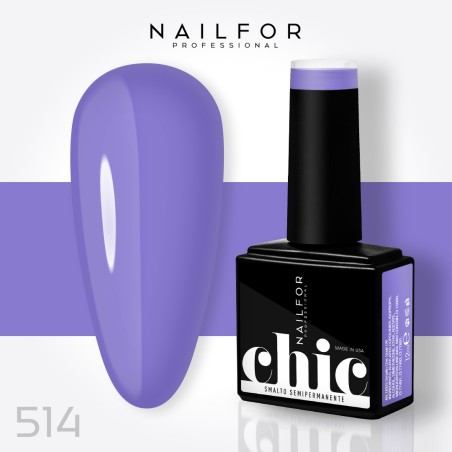 Semi-permanent nail polish color: Chic SEMI-PERMANENT NAIL POLISH - 514 Nailfor €7.99