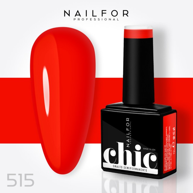 Semipermanente smalto colore per unghie: CHIC SMALTO SEMIPERMANENTE - 515 Nailfor 7,99 €