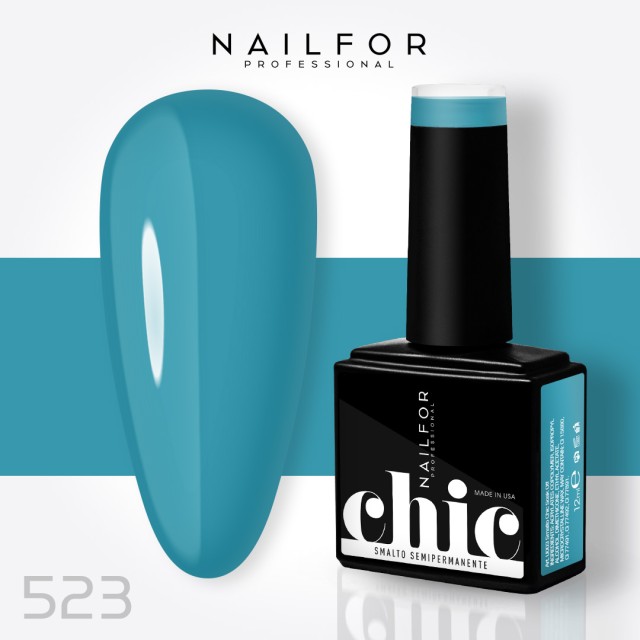 Semipermanente smalto colore per unghie: CHIC SMALTO SEMIPERMANENTE - 523 Nailfor 7,99 €