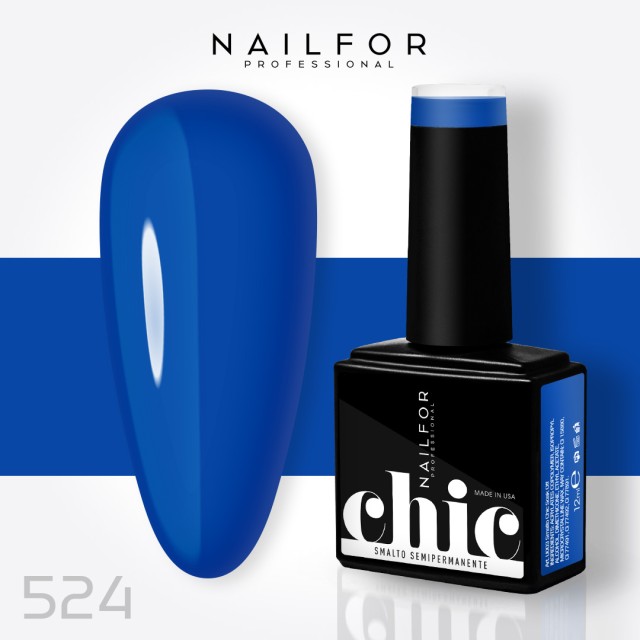 Semipermanente smalto colore per unghie: CHIC SMALTO SEMIPERMANENTE - 524 Nailfor 7,99 €