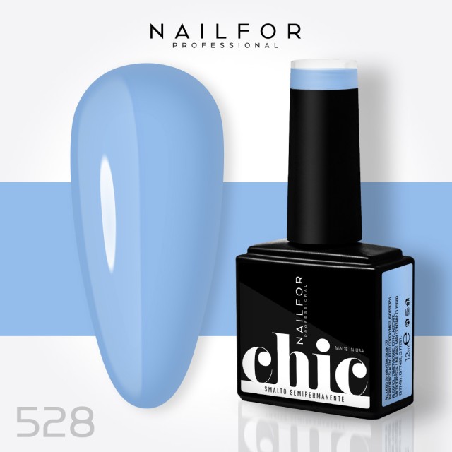 Semipermanente smalto colore per unghie: CHIC SMALTO SEMIPERMANENTE - 528 Nailfor 7,99 €