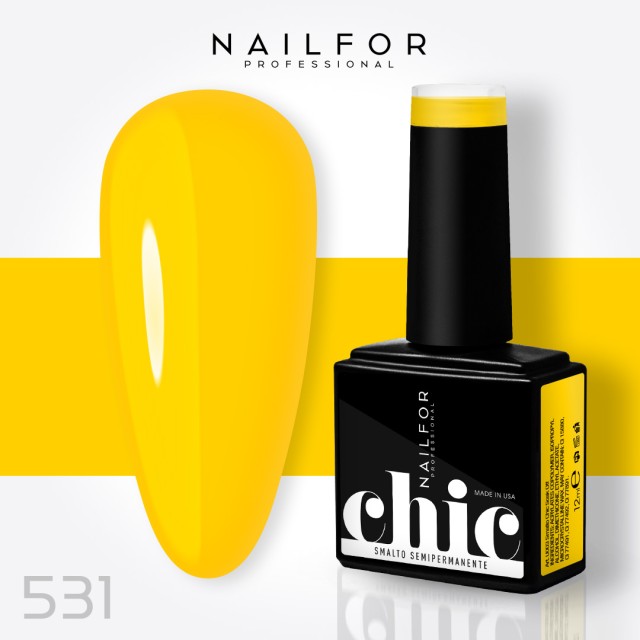 Semipermanente smalto colore per unghie: CHIC SMALTO SEMIPERMANENTE - 531 Nailfor 7,99 €
