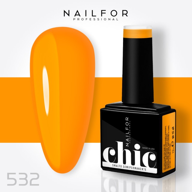 Semipermanente smalto colore per unghie: CHIC SMALTO SEMIPERMANENTE - 532 Nailfor 7,99 €