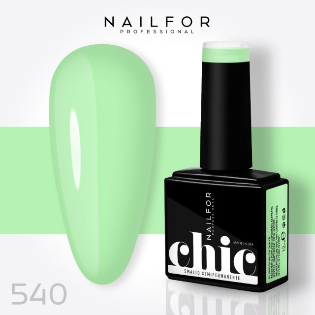 Semipermanente smalto colore per unghie: CHIC SMALTO SEMIPERMANENTE - 540 Nailfor 7,99 €