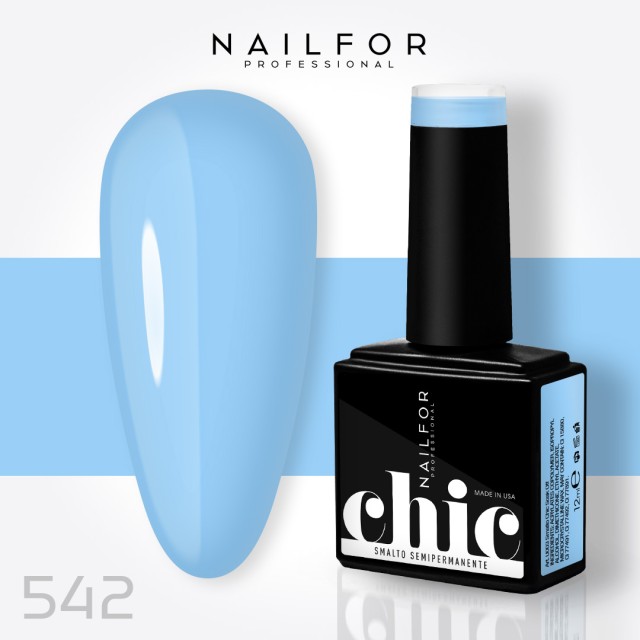 Semipermanente smalto colore per unghie: CHIC SMALTO SEMIPERMANENTE - 542 Nailfor 7,99 €