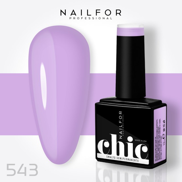 Semipermanente smalto colore per unghie: CHIC SMALTO SEMIPERMANENTE - 543 Nailfor 7,99 €