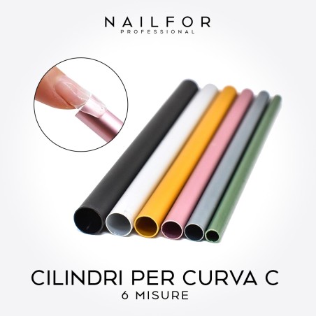 nail accessories, nails nail art high quality ALUMINUM CYLINDERS C curve - 6 SIZES Nailfor €3.99 Nailfor