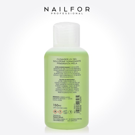 Semipermanente smalto colore per unghie: Cleanser Fragancy sgrassatore 150ml Mela Nailfor 4,49 € 2