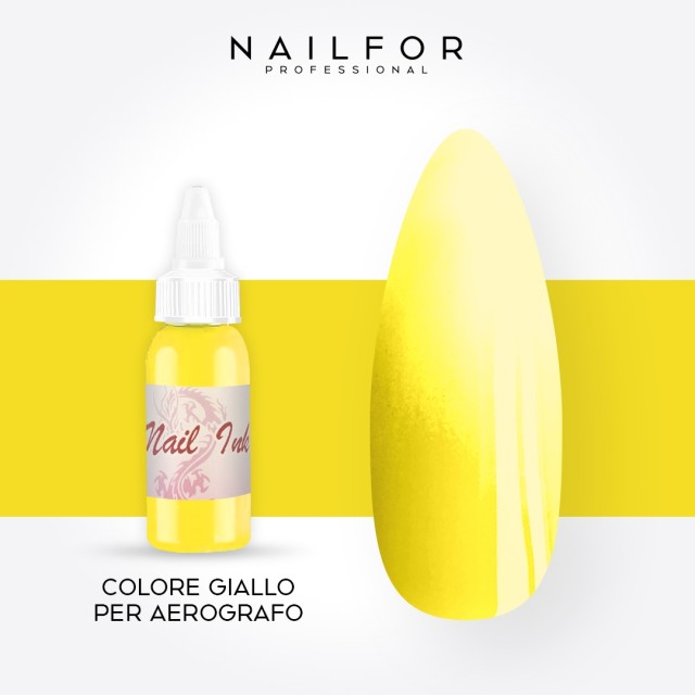 COLORE GIALLO PER AEROGRAFO - Nailfor