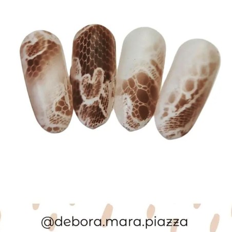 decorazione nail art ricostruzione unghie COLORE MARRONE PER AEROGRAFO Nailfor 4,99 €