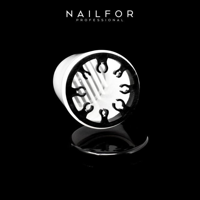 Accesorios para uñas, nails de alta calidad, nail art Contenedor limpiador de pinceles NEGRO Nailfor 3,99 € Nailfor