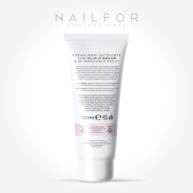 Nourishing hand cream with Argan Coral oil - 100ml