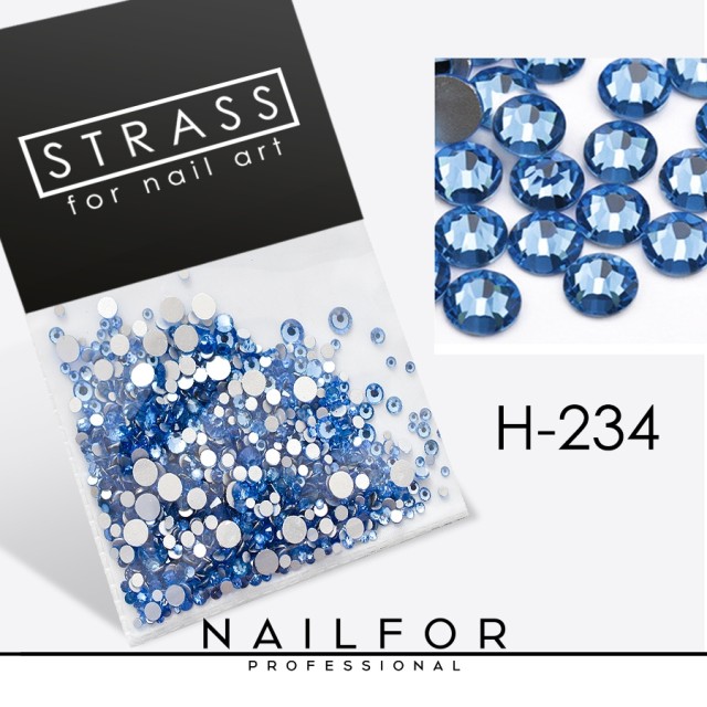decorazione nail art ricostruzione unghie CRISTAL STRASS NAIL ART H234 Nailfor 6,99 €
