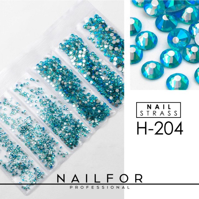 decorazione nail art ricostruzione unghie CRISTALLI STRASS DECORAZIONE NAIL ART H204 Nailfor 6,99 €