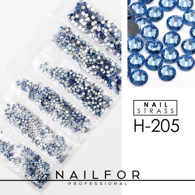 decorazione nail art ricostruzione unghie CRISTALLI STRASS DECORAZIONE NAIL ART H205 Nailfor 6,99 €