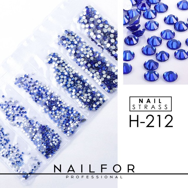decorazione nail art ricostruzione unghie CRISTALLI STRASS DECORAZIONE NAIL ART H212 Nailfor 6,99 €