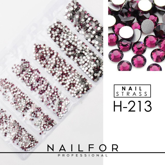 decorazione nail art ricostruzione unghie CRISTALLI STRASS DECORAZIONE NAIL ART H213 Nailfor 6,99 €
